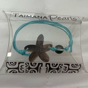 Cute Taimana Pearl bracelet. Self adjustable